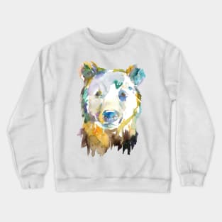 Watercolor Bear Crewneck Sweatshirt